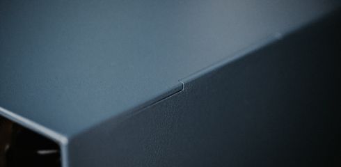 steelumo stahl regal petrol blau vierer detail new