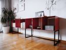 steelumo stahl regal rot sechser gestell new